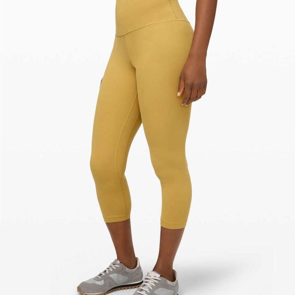 Lululemon Align Crop leggings Pant II 21” Grape Leaf size 10